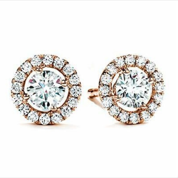 Jewelry - New 18K gold plated Earrings Swarovski Crystals